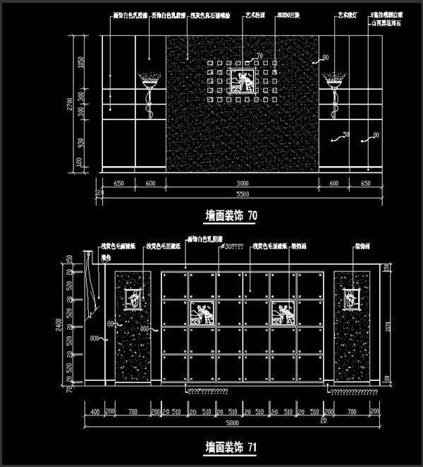 װʩͼ-ǽװCAD-Q135