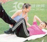 女性健身_平腹四招,新妈妈塑身妙计