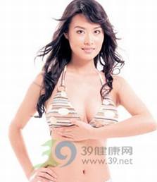 女性健身_真人示范丰胸按摩法