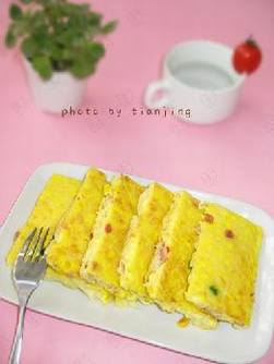 美味的泡面鸡蛋饼 美味的泡面鸡蛋饼
