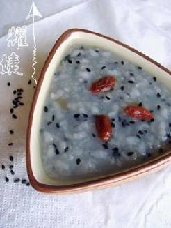 枸杞黑芝麻粥 枸杞黑芝麻粥