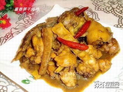 酱香笋干炖鸡