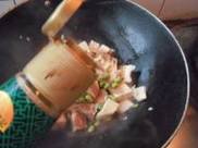 青菜炒冻豆腐