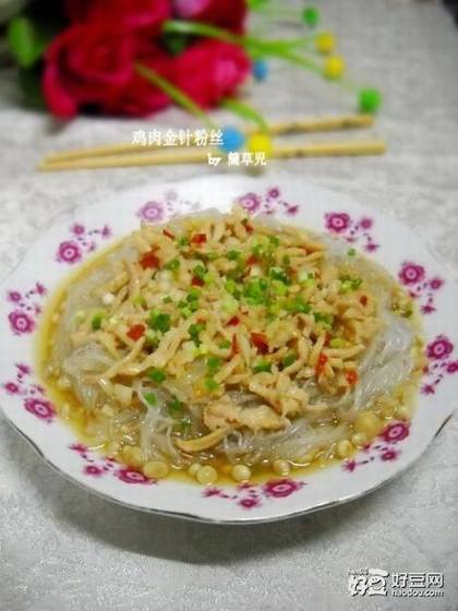 鸡肉金针粉丝