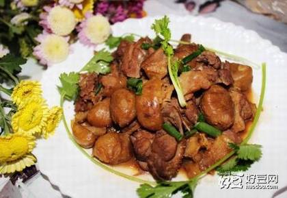 栗子焖鸭