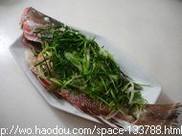 清蒸红鱆鱼