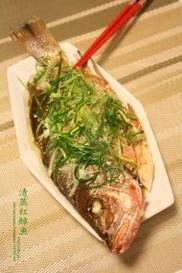 清蒸红鱆鱼