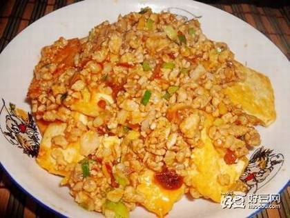 肉末豆腐