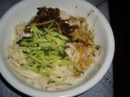肉丝拌面