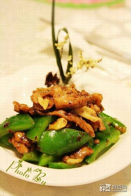 圆椒炒豉汁鸡腿肉