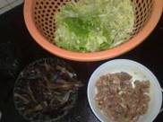 瘦肉木耳炒娃娃菜