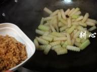 肉松炒冬瓜