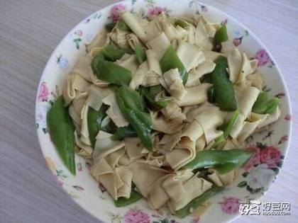 素炒干豆腐