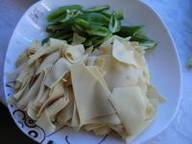 素炒干豆腐