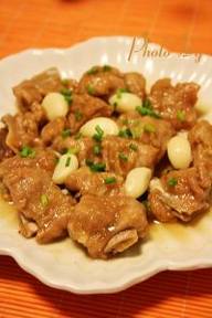 蒸鸡汁排骨