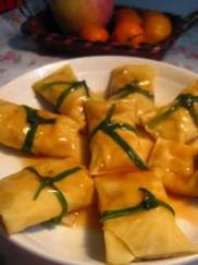 清蒸百页肉卷