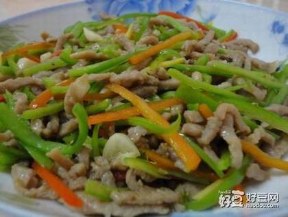 椒炒里脊肉丝