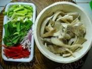 家常平菇烧豆腐