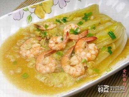 鸡汁鲜虾娃娃菜