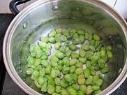 茭白蚕豆炒肉片