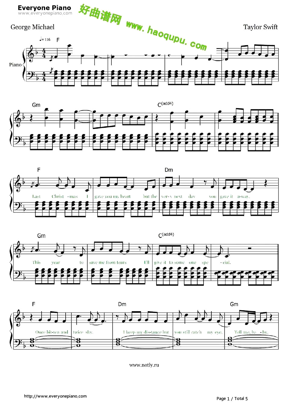 《Last Christmas》(Taylor Swift演唱)