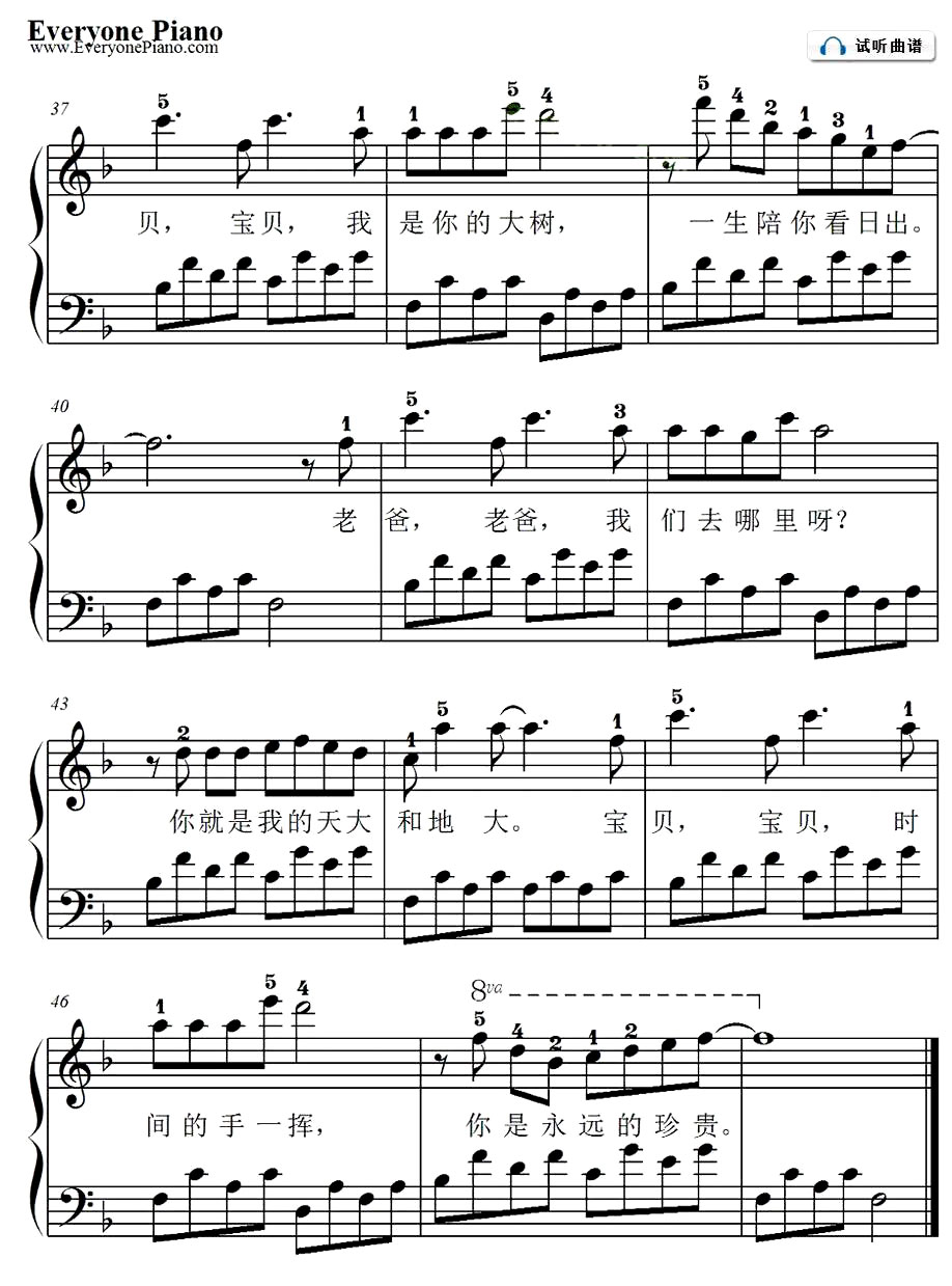 《爸爸去哪儿》同名主题曲-鸠玖简易版