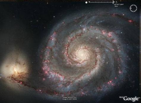 Google Sky上的壮观宇宙照片