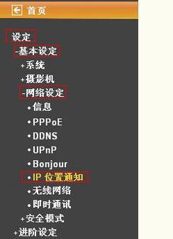 IP Camera IPλ֪ͨ