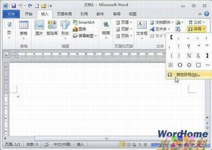 Word2010为常用符号添加自动更正条目